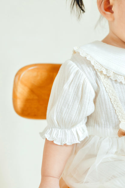 Ribbon Tulle Princess Romper
