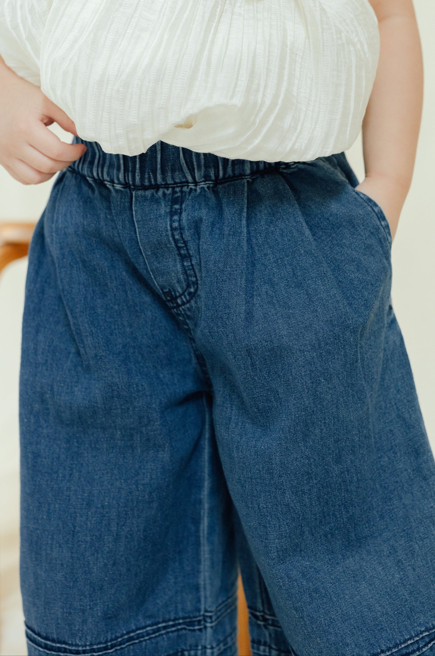 Flowy Tiered Ruffle Flare Jeans