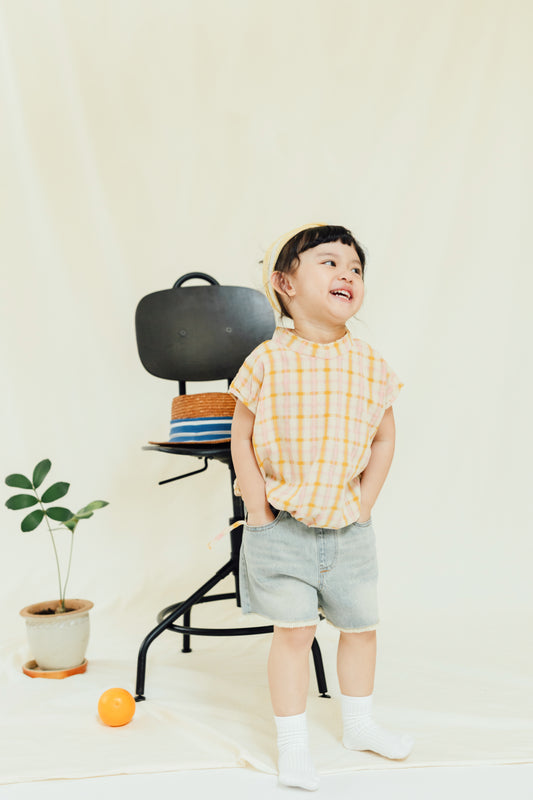 Frayed Vintage Denim Shorts