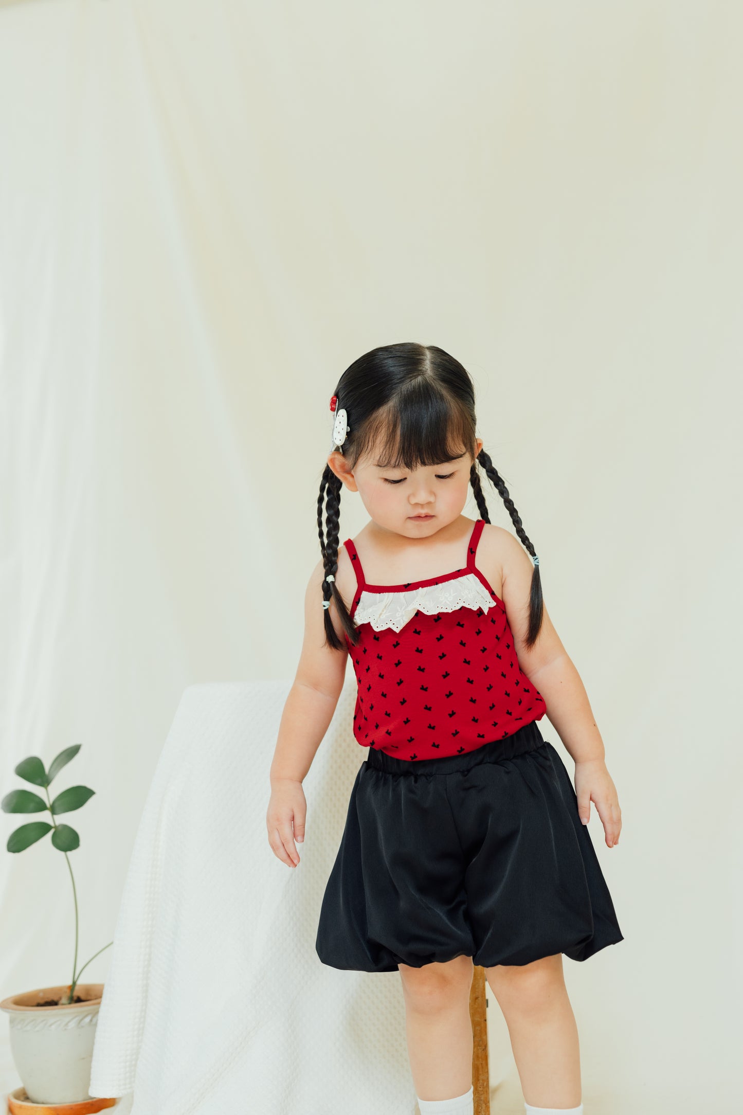 Lace Ribbon Cami Dress