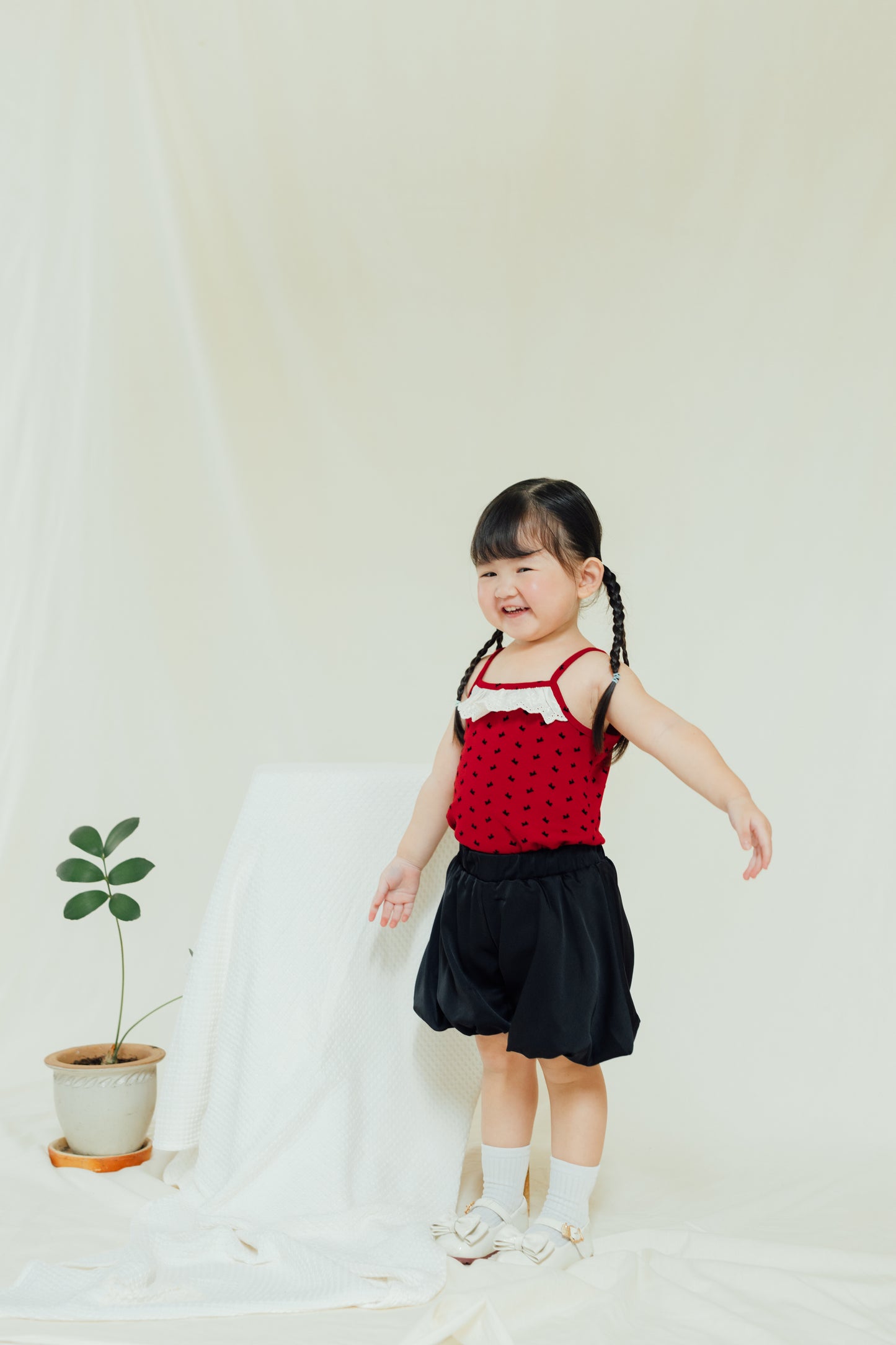 Lace Ribbon Cami Dress