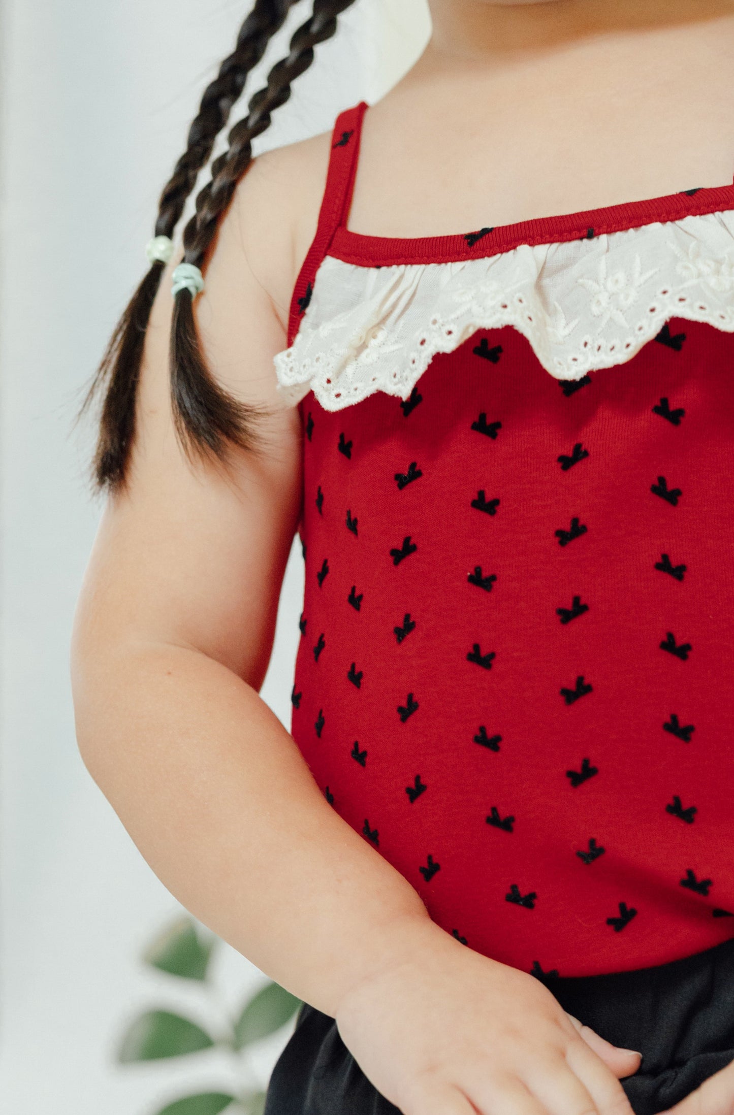 Lace Ribbon Cami Dress