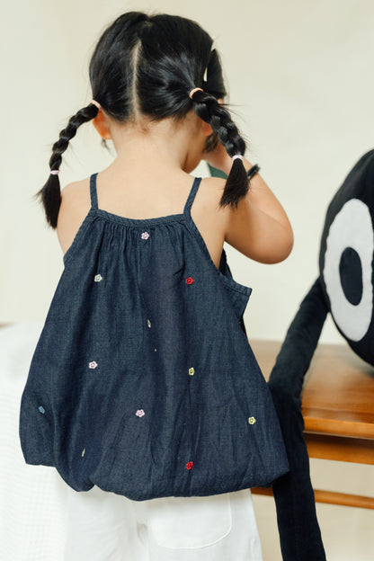 Tiny Floral Embroidered Cami