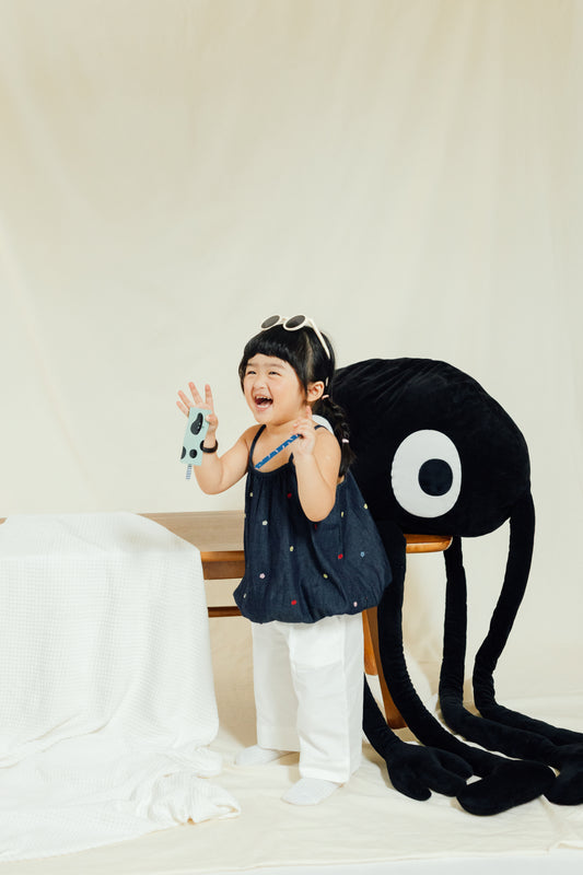 Cotton Cloud Wide-Leg Pants