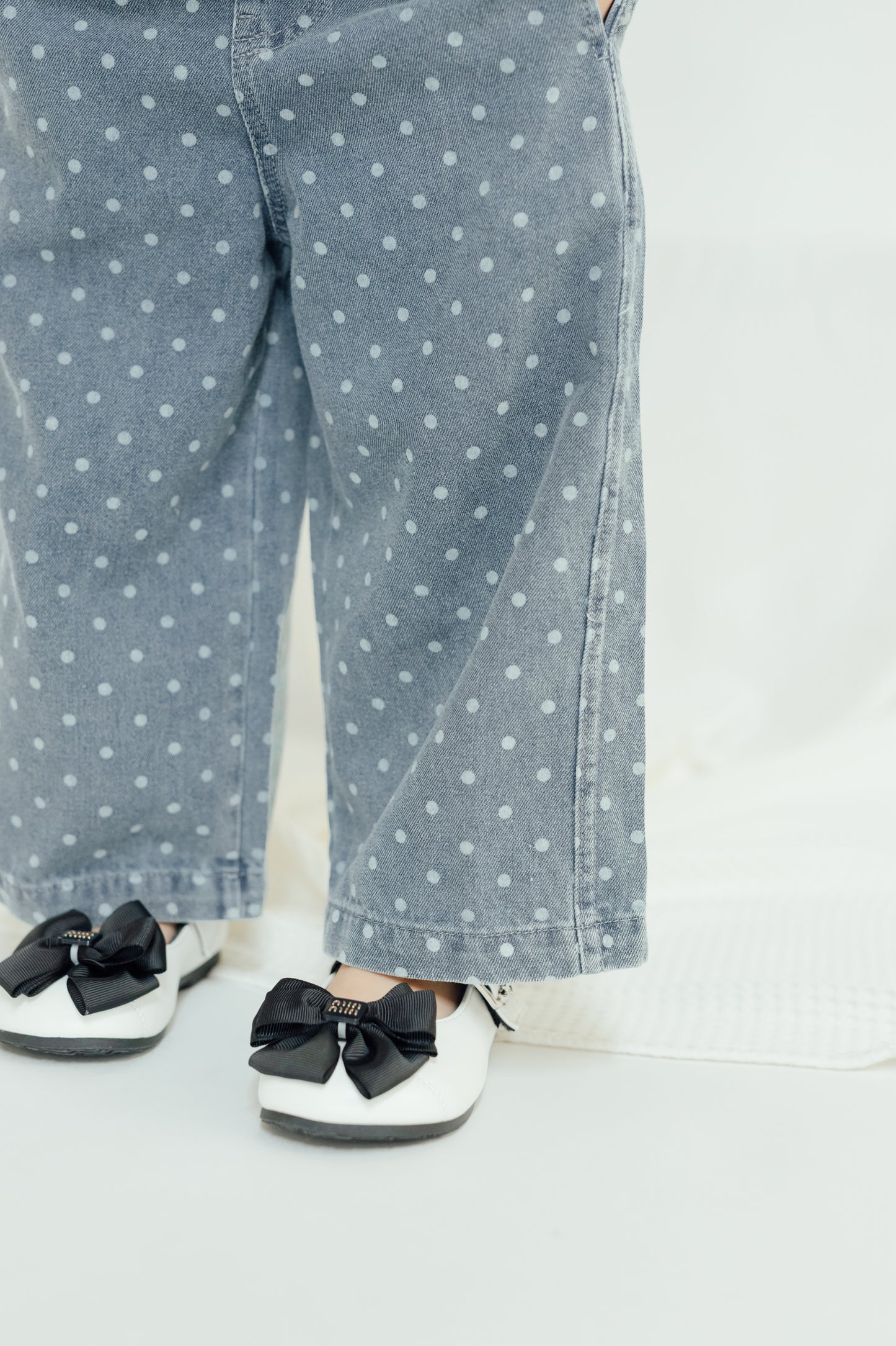 Polka Dot Denim Set
