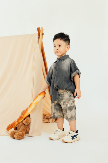 Spray Dye Cargo Shorts