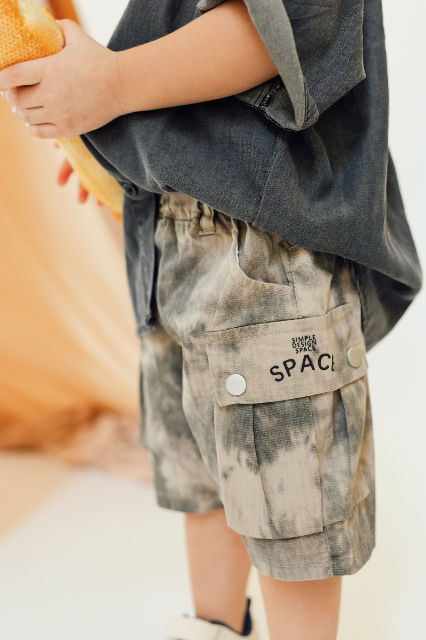 Spray Dye Cargo Shorts
