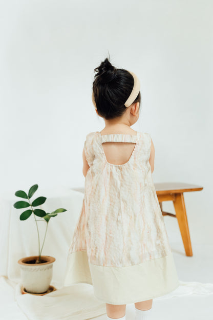 Pastel Marble Layered Dress