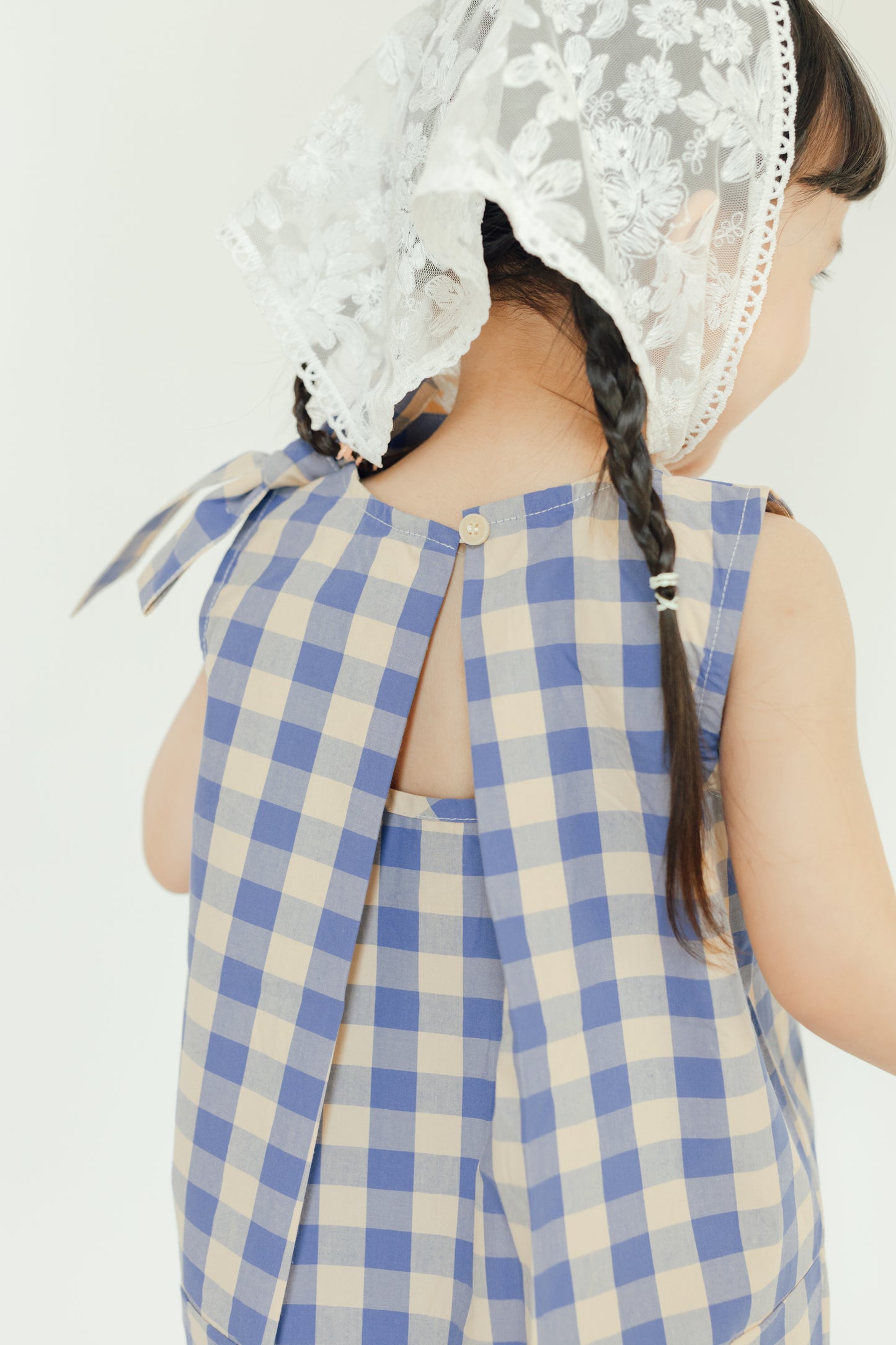 Blue Gingham Tunic Dress