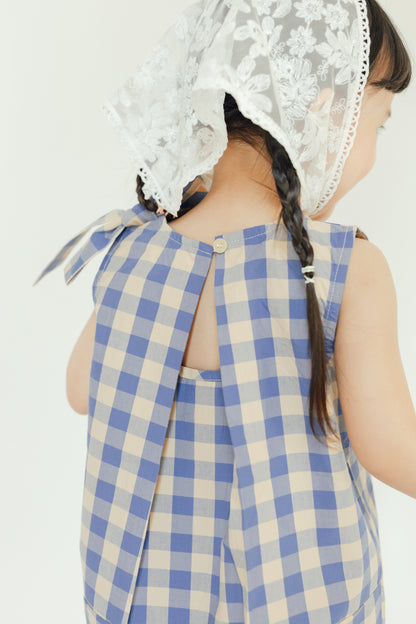Blue Gingham Tunic Dress