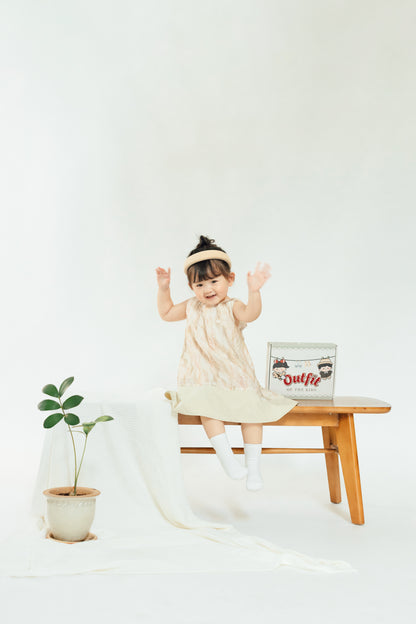 Pastel Marble Layered Dress