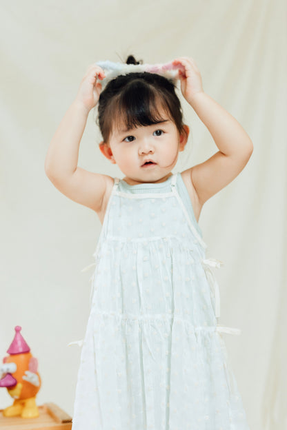 Minty Lace Layered Dress
