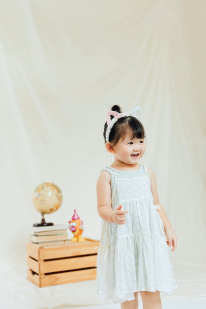 Minty Lace Layered Dress