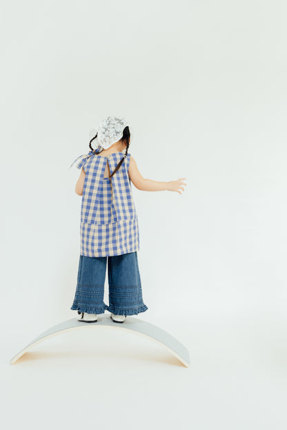 Blue Gingham Tunic Dress