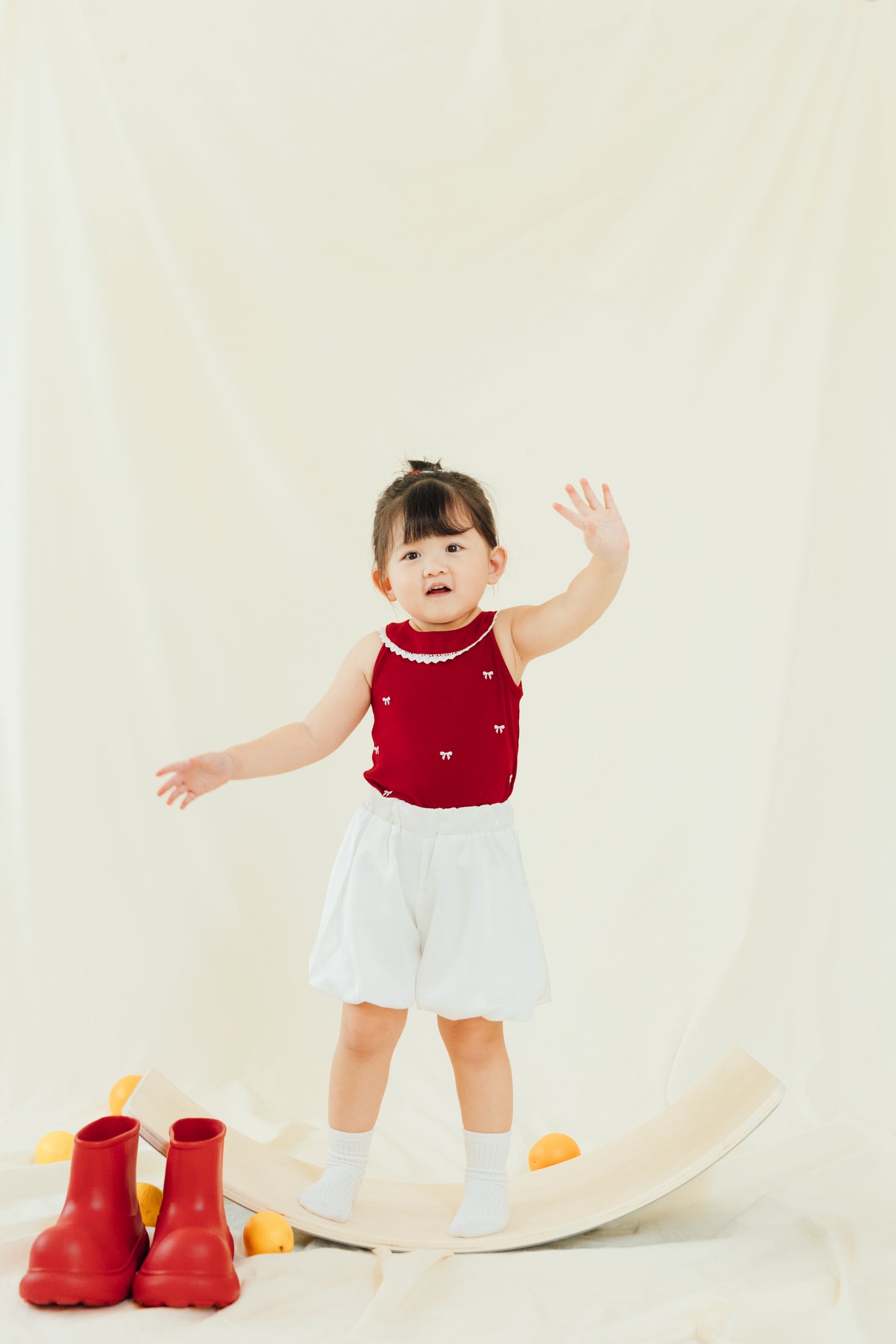 Ballet Bow Embroidered Top