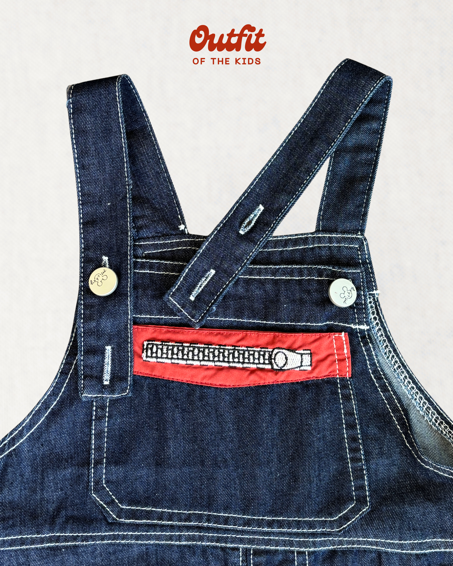 Snoopy Denim Overalls
