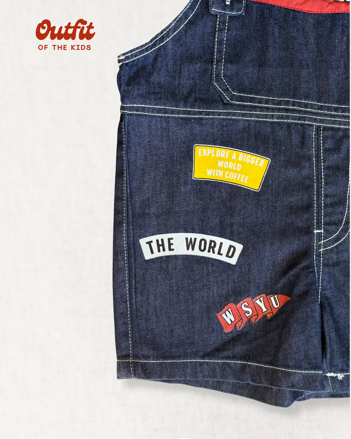 Snoopy Denim Overalls