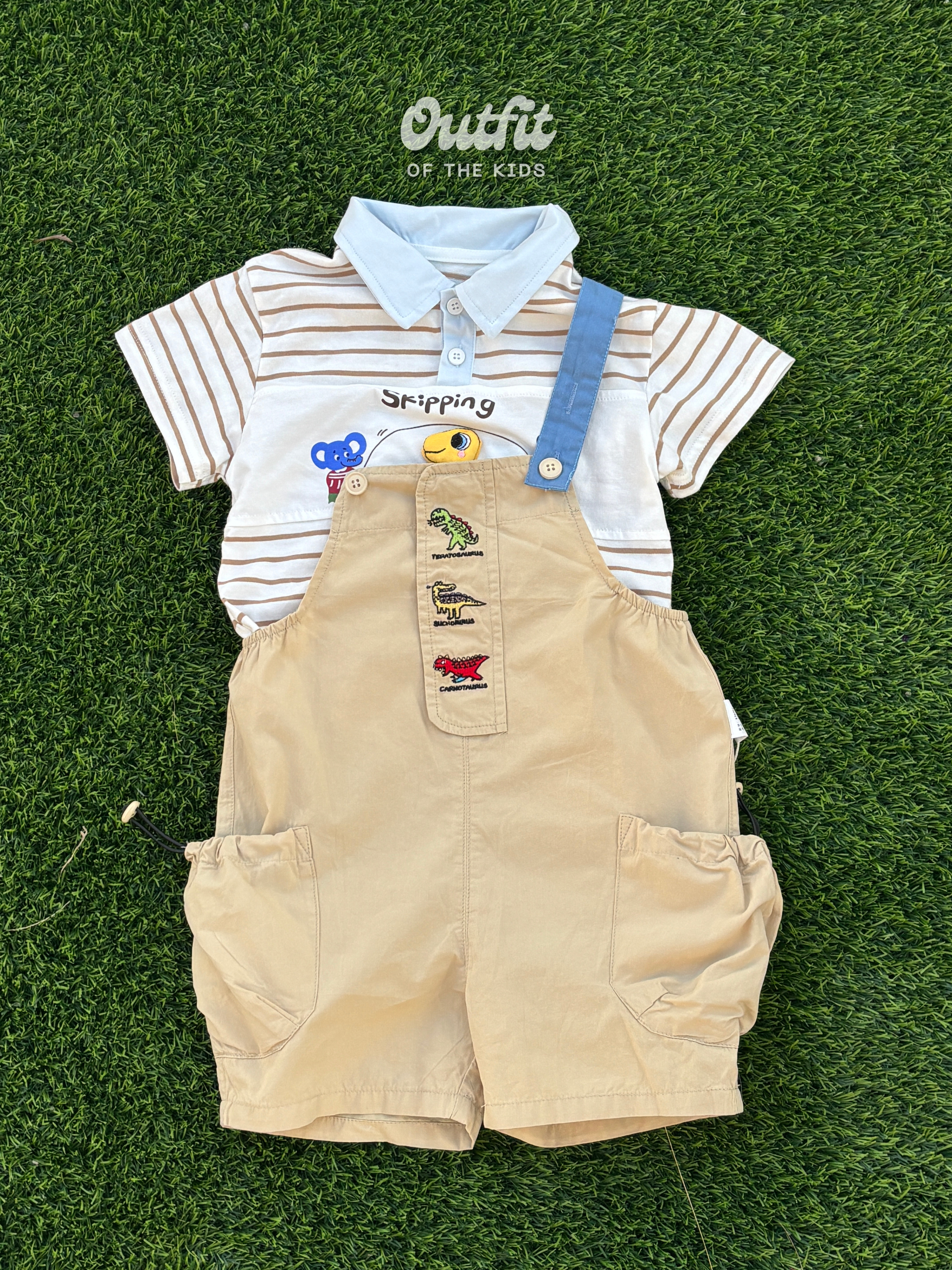Roarsome Dino Overalls