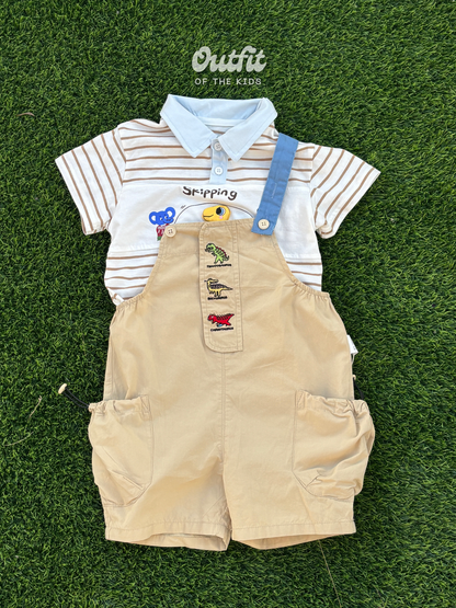 Roarsome Dino Overalls