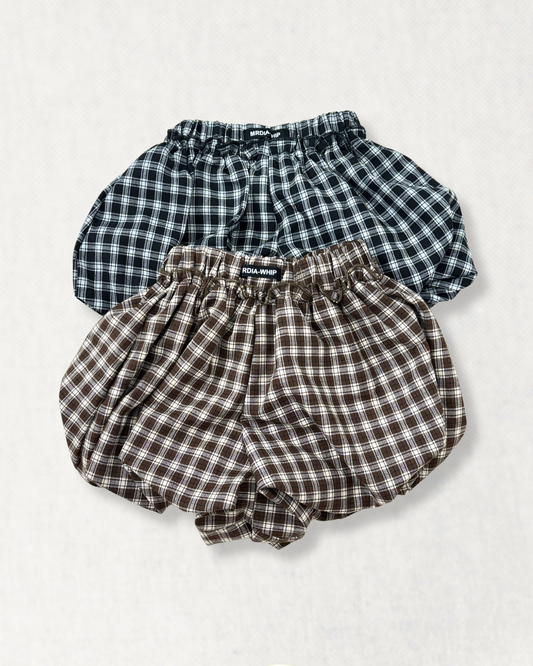 Gingham Bubble Shorts