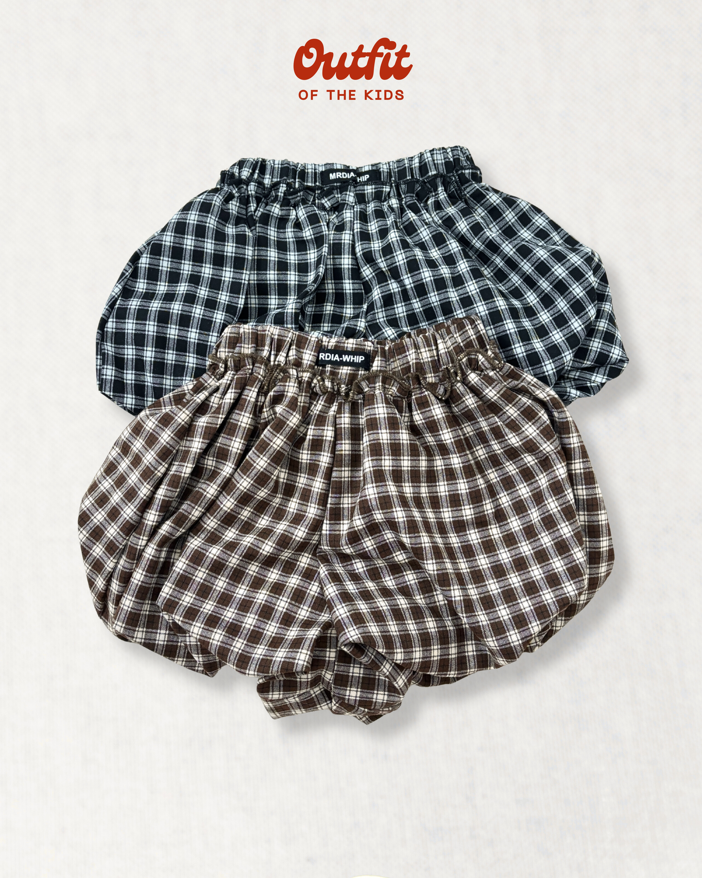 Gingham Bubble Shorts