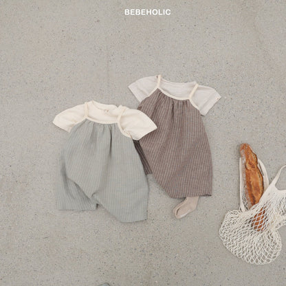 【🇰🇷BEBEHOLIC】Terra Stripe Suit